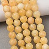 Natural Honey Jade Bead Strands G-K153-B26-10mm-1