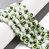 Printing Glass Beads for Necklaces Bracelets Making GLAA-B020-02A-04-2
