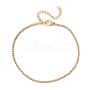 304 Stainless Steel Box Chain Bracelets BJEW-C134-01E-G-4