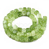 Natural Dyed Quartz Beads Strands X-G-T131-56C-2