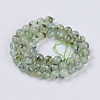 Natural Prehnite Beads Strands G-G457-8mm-03-2