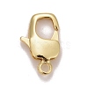 Brass Lobster Claw Clasps KK-M229-70G-2