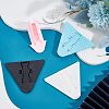 4Pcs 4 Colors Plastic Adhesive Backed Sliding Door Locks KY-GF0001-28-5