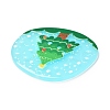 Christmas Theme 3D Printed Resin Pendants RESI-I036-03D-3
