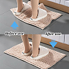 AHADEMAKER 16Pcs 2 Style PU Self Adhesive Non Slip Carpet Stickers FIND-GA0005-65-5