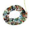 Natural Multi-Color Agate Beads Strands G-T143-02-2