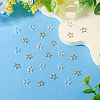 24Pcs 2 Colors Brass Linking Rings KK-TA0003-09-RS-4