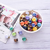 45Pcs 15 Colors Glass Ball Pendants GLAA-YW0001-17-9