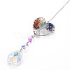 Natural Mixed Gemstone Big Pendants G-N333-008G-2