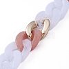 Handmade CCB Plastic Curb Chains AJEW-JB00680-01-1