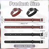 PU Leather Luggage Tag Straps FIND-AR0006-90B-2