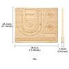 Rectangle Wood Bracelet Design Boards TOOL-YWC0003-03A-4