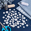 Nbeads 44Pcs 4 Style Natural Freshwater Shell Buttons BUTT-NB0001-68-4