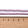 Eco-Friendly Dyed Glass Pearl Round Beads Strands HY-A002-4mm-RB056-4