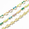 Enamel Butterfly Link Chains CHC-F015-01G-2