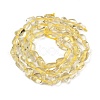 Natural Lemon Quartz(Heated) Beads Strands G-Q060-D07-3