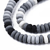Handmade Polymer Clay Beads Strands CLAY-N008-008V-8