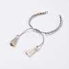 Polyester DIY Braided Bracelet Making MAK-K018-B13-1