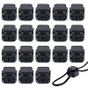 20Pcs Alloy Cord Locks FIND-CA0010-48B-1