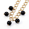 (Jewelry Parties Factory Sale)304 Stainless Steel Stud Earrings & Necklace Jewelry Sets SJEW-L133-08G-2