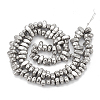 Electroplate Non-magnetic Synthetic Hematite Beads Strands G-T061-102N-2