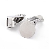 Tarnish Resistant 304 Stainless Steel Clip-on Earring Setting STAS-L244-49P-4