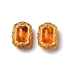 Imitation Amber Transparent Acrylic Beads X-MACR-D071-02H-3