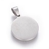 304 Stainless Steel Enamel Pendants STAS-E439-90B-P-2