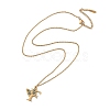 PVD Vacuum Plating 201 Stainless Steel Necklaces NJEW-R267-01F-G-2