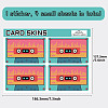 PVC Plastic Waterproof Card Stickers DIY-WH0432-012-2