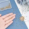 100Pcs 2 Color 304 Stainless Steel Beads STAS-UN0036-81-2