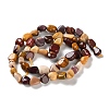 Natural Mookaite Beads Strands G-P497-01C-10-3