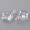 Embossed Glass Rhinestone Pendants GLAA-J101-01B-001MO-3