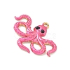 304 Stainless Steel Enamel Pendants STAS-Q119-19G-01-2