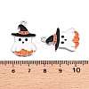 Halloween Theme Alloy Enamel Pendants ENAM-T020-08F-3