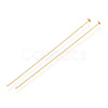 Brass Flat Head Pins KK-G331-11-0.7x63-4