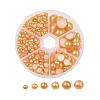 1Box ABS Plastic Imitation Pearl Dome Cabochons SACR-JP0001-32-1