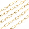 PVD Vacuum Plating 304 Stainless Steel Paperclip Chains CHS-D027-02G-3