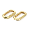 Brass Keychain Clasps X-KK-B046-01G-3