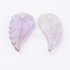 Natural Amethyst Pendants G-E435-B-10-2