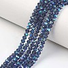 Electroplate Glass Beads Strands EGLA-A044-T2mm-L12-1