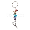 Tibetan Style Zinc Alloy Keychains KEYC-JKC00728-01-1