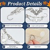 2Pcs Alloy Bat Shoes Chain AJEW-FG0004-50A-4