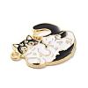 Alloy Enamel Pendants FIND-C030-01A-G-3