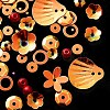 Rainbow Iridescent PVC Paillette/Sequins Beads & Links & Pendants PVC-C001-01D-3