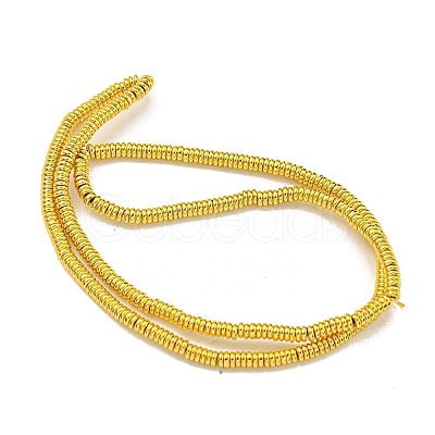 Electroplated Synthetic Non-Magnetic Hematite Beads Strands G-I360-C01-01-1