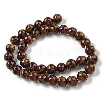 Synthetic Gold Clinquant Stone Beads Strands G-P549-A01-02C-1