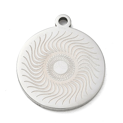 201 Stainless Steel Pendants SA-CBA3D3A-05P-15-1