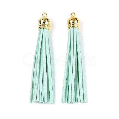 Faux Suede Tassel Pendant Decorations FIND-T003-A17-1