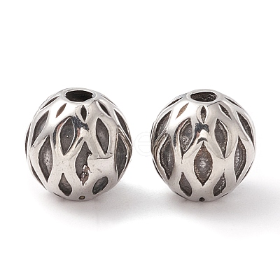 316 Surgical Stainless Steel Beads STAS-M298-22AS-1